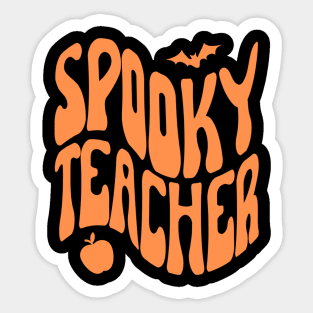 Spooky teacher Sticker